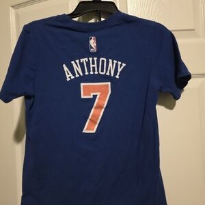 Kids Blue NBA Short Sleeve Tee